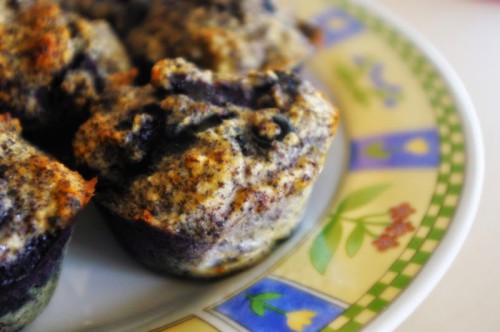 Áfonyás muffin